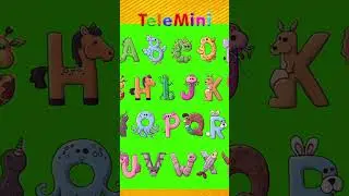 ABC Alphabet Song - Learn English ABC Alphabet - Nursery Rhymes - Kids Song - Tele Mini