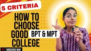 How to choose *GOOD* BPT College | Poornima Sharma #bpt #mpt #physioaim