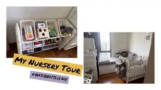 Tour of my Baby's Nursery [Small, compact, useful] {Palette Box Crib, UV steriliser, Ikea Day Bed}