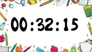 40 Minute Study Timer with Alarm - Aesthetic School Focus Session