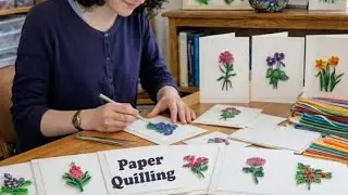 12 Paper Quilling Birth Flowers DIY
