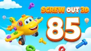 Part 85 Gets TRICKY - Screw Out 3D: Nut Sort Jam