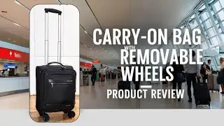 Airline Carry-On Luggage Bag with Removable Wheels Amazon Product Review