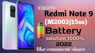 Redmi Note 9 Battery Replacement//Redmi 10x BN54. solution