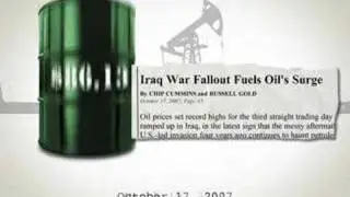 Iraq War = Higher Oil Prices