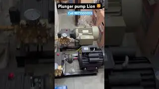 350 bar triplex plunger pump with crompton motor  💫 call ☎️ 9971000013 Everest engineering delhi