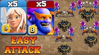 TH17 Super Bowler Attack Strategy !! Best TH17 Attack Strategy 2025 - Clash of Clans