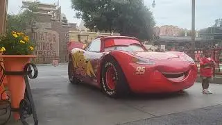 In close with Lightning McQueen
