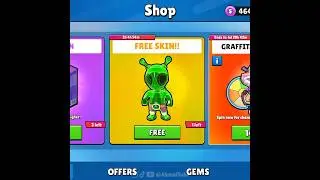 FREE SPECIAL SKIN EMERALD ALIEN STUMBLE GUYS 👽 #shorts #stumbleguys