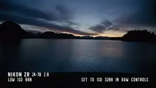 Nikon ZR Lowlight ISO Test