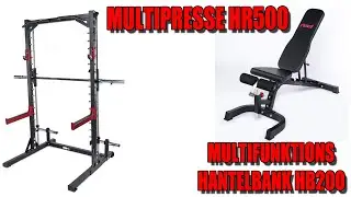 Fuel Fitness Smith Machine Multipresse HR500 + Multifunktions-Hantelbank HB200 [Vorstellung]