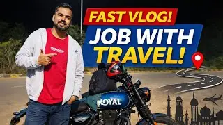 Fast vlog job with travels 🧳 🤔🤣 # travel #viral #travelvlog