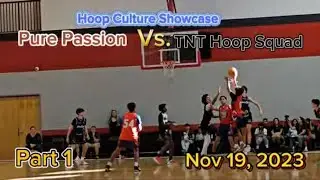 Pure Passion vs. TNT Hoop Squad at the Hoop Culture Showcase in The Big House at Tavares FL.