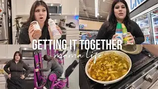 GETTING MYSELF OUT OF A FUNK AFTER BEING SICK... GYM YAP SESH, WALMART RUN, HEALTHY DINNERS + MORE!