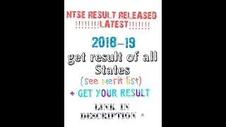 NTSE result 2022 LEAKED!!!ALL STATE!!!! 😀😀😀