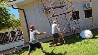Nuestra primera chamba con geremias por poco y senos cae todo 
