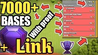 7000+ Trophy Anti-2 Star Legend League Base With Link! | TH13 Ring Base Link | April 2020