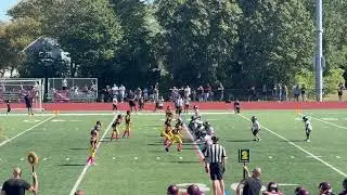 10/05/2025 4th Grade KPY VS Sachem WIN 22-0.  Jax on defense 