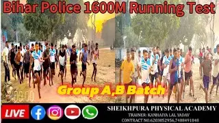 1600 Meter Running Trial A Group 4 Mint 59 Sec Bihar Police 19838 | 1600 Meter Race🔥#Coachkanhaiya 
