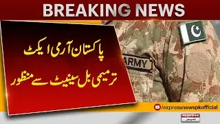 Breaking News | Pakistan Army Act Amendment Bill Passed by Senate