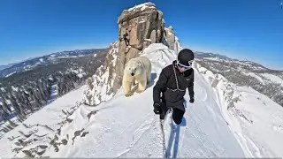 Castle Peak Near Lake Tahoe CA. Is Is Unbearably Polarizing 