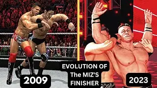 Evolution of The MIZ'S Finisher's 2009 -2023  (WWE Games)