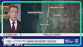 No swim advisory issued at Clearwater-area beaches due to fecal bacteria