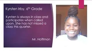 MARCH STUDENT OF THE MONTH