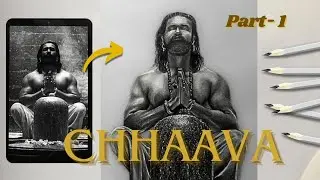 Sambhaji Maharaj Drawing | Chhaava Movie Drawing | Step by step Tutorial | Newage Sketchbook