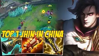 TOP 1 JHIN GAMEPLAY IN CHINA SERVER SEASON 11 - WILD RIFT