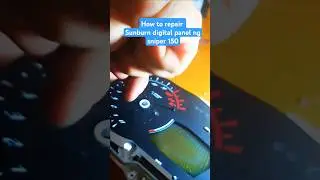 SNIPER 150 sunburn digital panel replacement #yamaha #film #sunburn #repair #diy #panel #digital