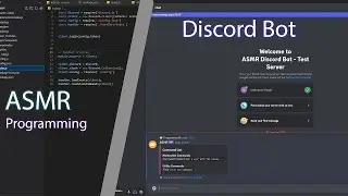 ASMR Programming: Making a discord bot | No talking (Javascript) #2