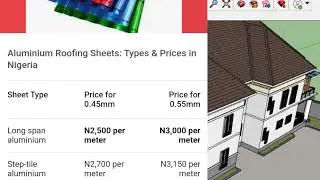 Material Estimate in sketchup