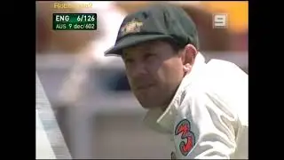 Ponting's classic DROPPED catch + Bill Lawry hilarious commentary!