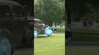 1930s classic car driving on grass ( with effects) #cars
