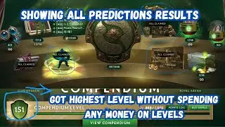 Got Highest Level In Compendium 2024 Without Spending a Single Penny | Check Out Reward And Results