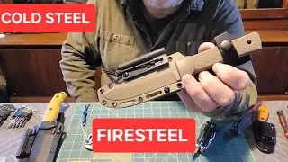 COLD STEEL SRK-C FIRESTEEL ADDITION!!! #edc #survival #bushcraft #knifestuffwedo #outdoorskills 