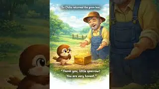 ✨ The Honest Little Sparrow &ndash; Moral Story for Kids✨  #MoralStoryForKids#KidsStory#HonestyStory