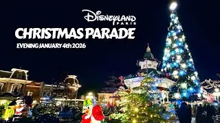 Disneyland Paris Evening Christmas Parade 4th January 2026