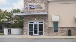 Helms College students getting hands on experience during the Masters