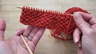 Tutoriel Tricot - Point de la semaine #1 - Point de riz