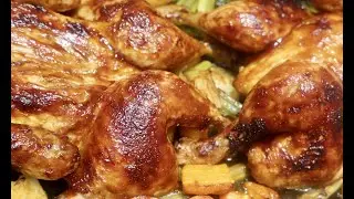 Oven baked Butterfly Chicken #Ulam #pinoyfood #Chicken #wholechicken #asianway #asiansauce #BBQsauce