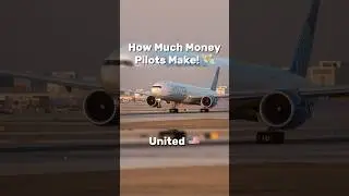 How Much Money United Pilots Make 🇺🇸🧑&zwj;✈️ #avaition #avgeek #pilot  #salary #salaries #united