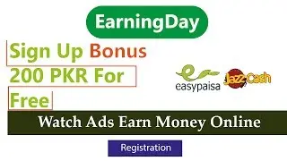 EarningDay | New Free Earning Site 2019 | Watch Ads Earn Money 2019 Live Payment Proof Urdu Hindi