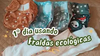 1° DIA USANDO SÓ FRALDA ECOLÓGICA | PRIMEIRAS IMPRESSÕES E DICAS