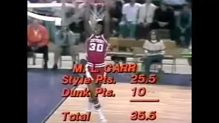 M.L. Carr - 1977 NBA Slam Dunk Contest (Pistons' First Dunk Contestant)