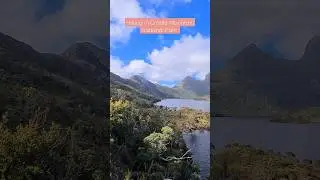Hiking around Dove Lake in Cradle Mountain National Park, Tasmania, Australia. #travelpodcast
