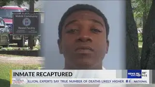 Convicted murderer who escaped from facility in Mobile County recaptured