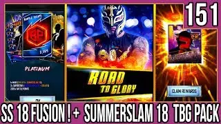 SUMMERSLAM 18 FUSION! +  SS 18  TBG PACK! #WWESUPERCARD S4 #151