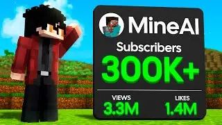 Я стал вирусным на канале Minecraft, используя ТОЛЬКО ИИ в течение 7 ДНЕЙ.